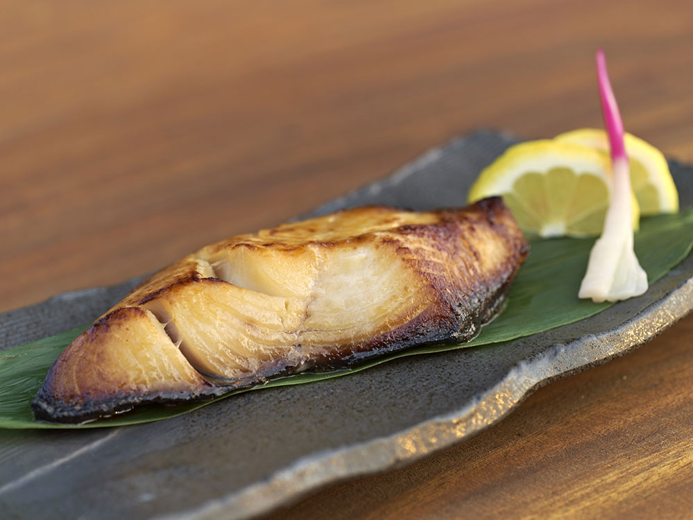 Nobu Matsuhisa's signature black cod with miso at Le Royal Monceau Paris (Credit: Henry Hargreaves)